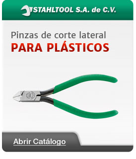 Pinzas de corte lateral para plásticos